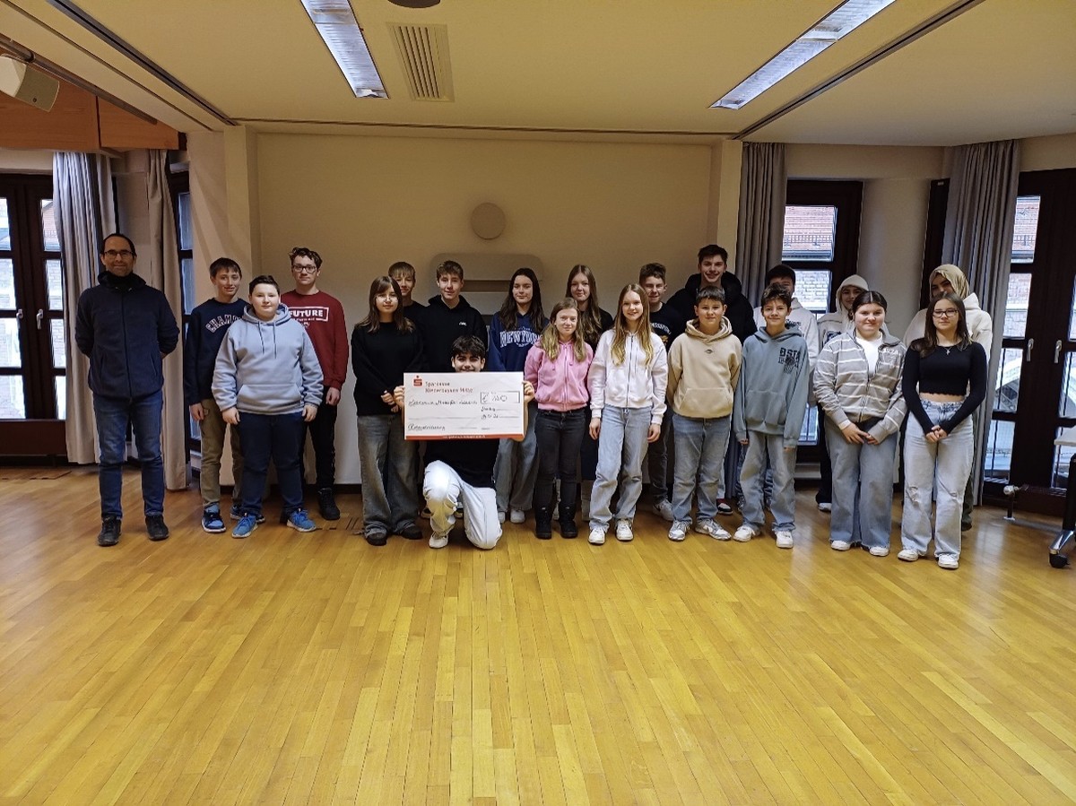 Klasse M8 in der Sparkasse Niederbayern-Mitte